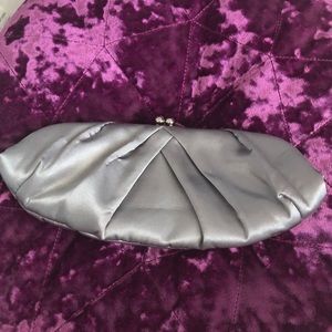 Silver Clutch Purse